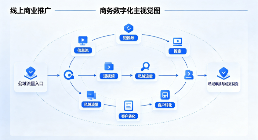 海淀区线上商业推广怎么做？全域流量闭环搭建与低成本转化实战指南